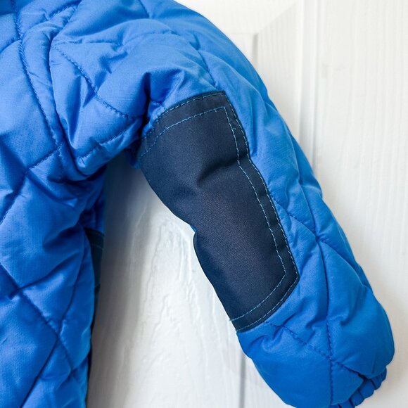Patagonia Baby Boys Puff Rider Full Zip Hooded Quilted Jacket - Size 12 Months - Picture 4 of 6